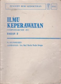 Ilmu Keperawatan (Verpleegkunde ZV)